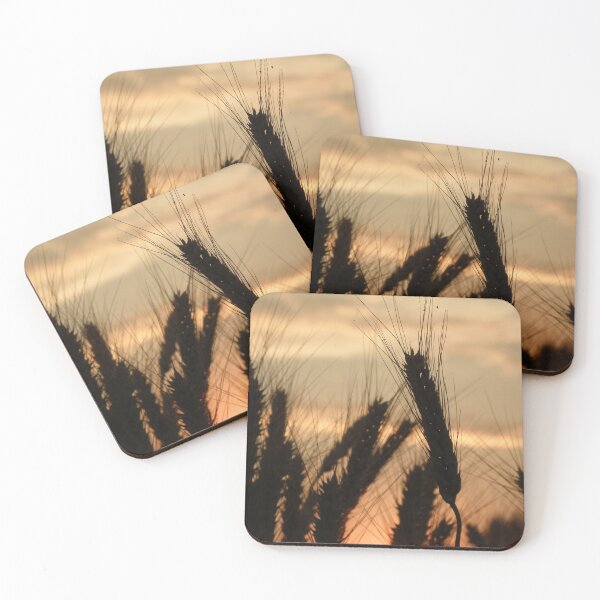 Item preview, Beautiful wheat field at sunset designed and sold by Angela Cini.