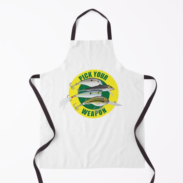 Item preview, Pick Your Weapon Fishing Lures Saying 01 Sticker designed and sold by BlueSkyTheory.