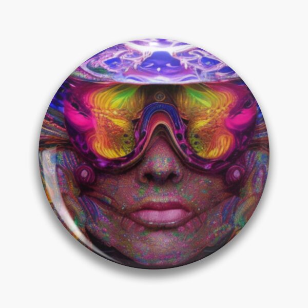 Item preview, Psychedelic Face #27 - Part of Our Psychedelic Faces Collection designed and sold by Psychedelic Psychos.