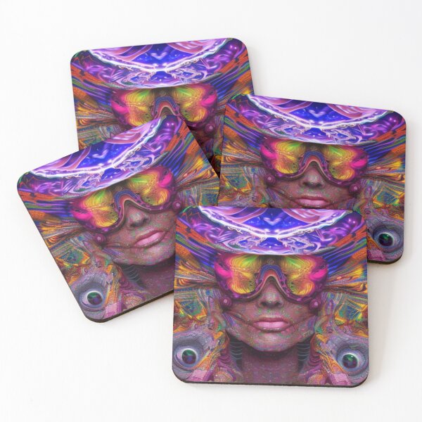 Item preview, Psychedelic Face #27 - Part of Our Psychedelic Faces Collection designed and sold by Psychedelic Psychos.