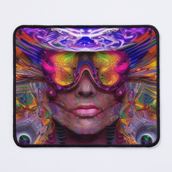 Artikelvorschau, Psychedelic Face #27 - Part of Our Psychedelic Faces Collection entworfen und verkauft von Psychedelic Psychos.
