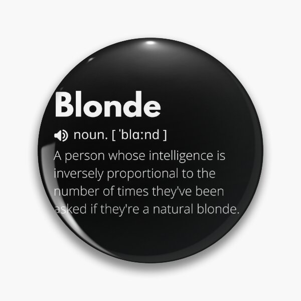 Artikelvorschau, Lustige blonde Definitionsbeschreibung entworfen und verkauft von Funny Definition.