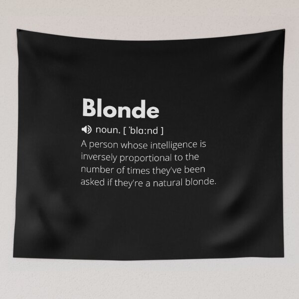 Item preview, Funny Blonde Definition Description designed and sold by Funny  Definition.