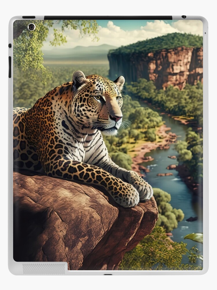 Jaguar Amazon Rainforest Painting Artwork\