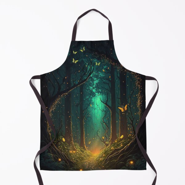 Item preview, A beautiful scene of an enchanted forest, Towering trees and glowing fireflies. designed and sold by DSAHART.