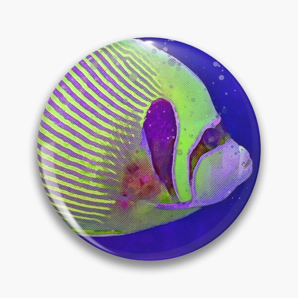Item preview, Angelfish Watercolour Painting Art designed and sold by getlyart.