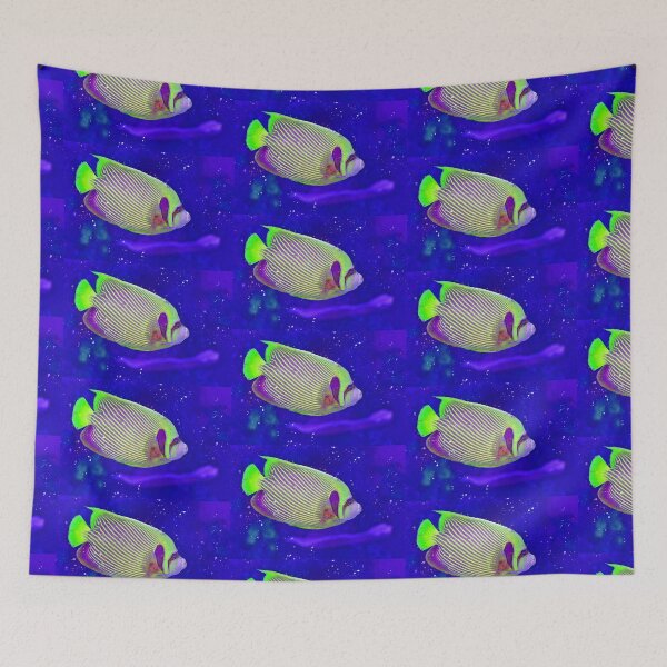 Item preview, Angelfish Watercolour Painting Art designed and sold by getlyart.