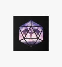 Purple Sky Dragon D20 Art Board