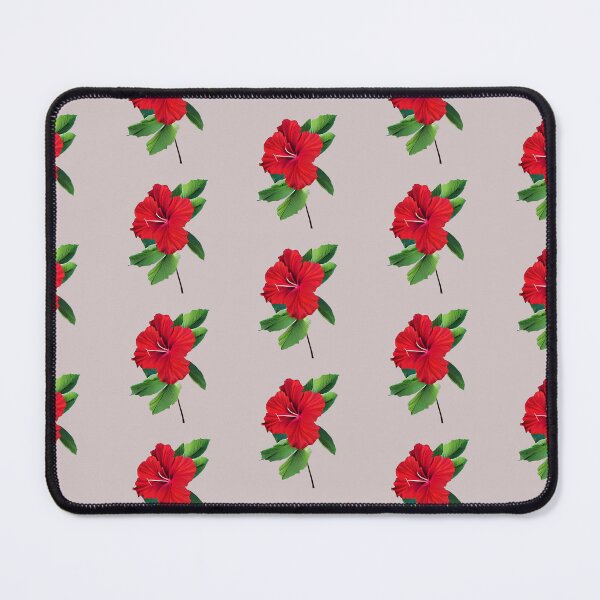 Item preview, Red hibiscus flower artwork designed and sold by gramizzia.
