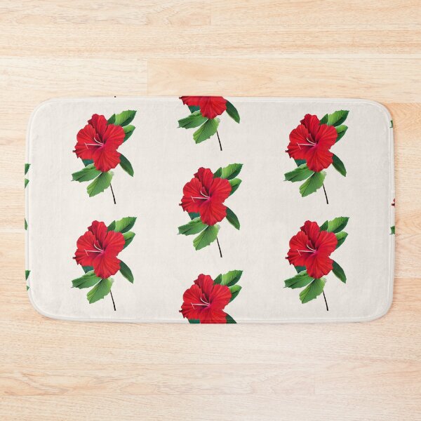 Item preview, Red hibiscus flower artwork designed and sold by gramizzia.