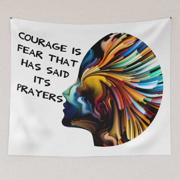 Item preview, Courage is Fear designed and sold by laurenemma8.