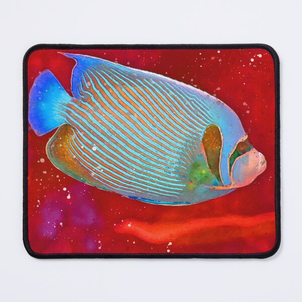 Item preview, Angelfish red sea Watercolour Painting Art designed and sold by getlyart.