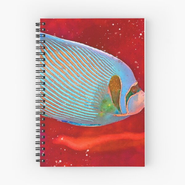 Item preview, Angelfish red sea Watercolour Painting Art designed and sold by getlyart.