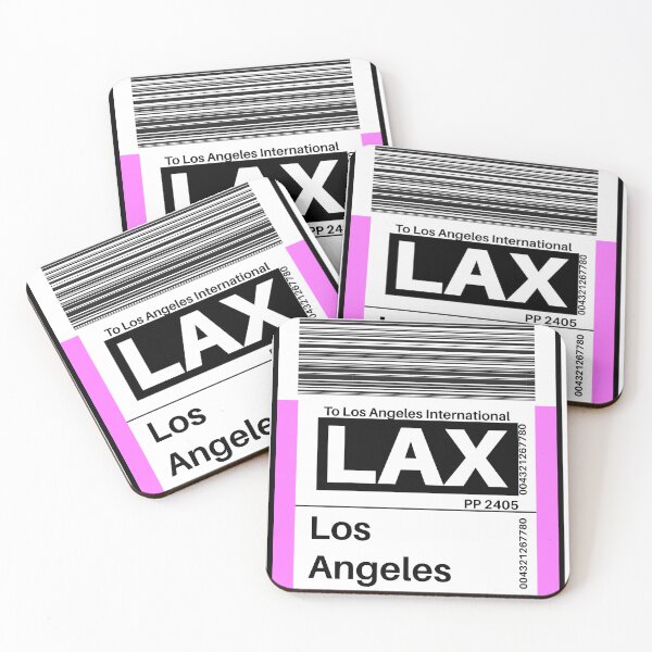 Item preview, LAX Luggage Tag Los Angeles International Airport designed and sold by SpicyAviator.