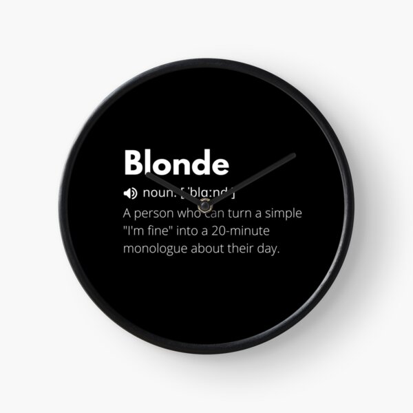 Item preview, Funny Blonde Definition Description designed and sold by Funny  Definition.
