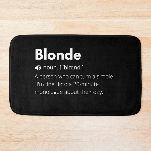 Item preview, Funny Blonde Definition Description designed and sold by Funny  Definition.