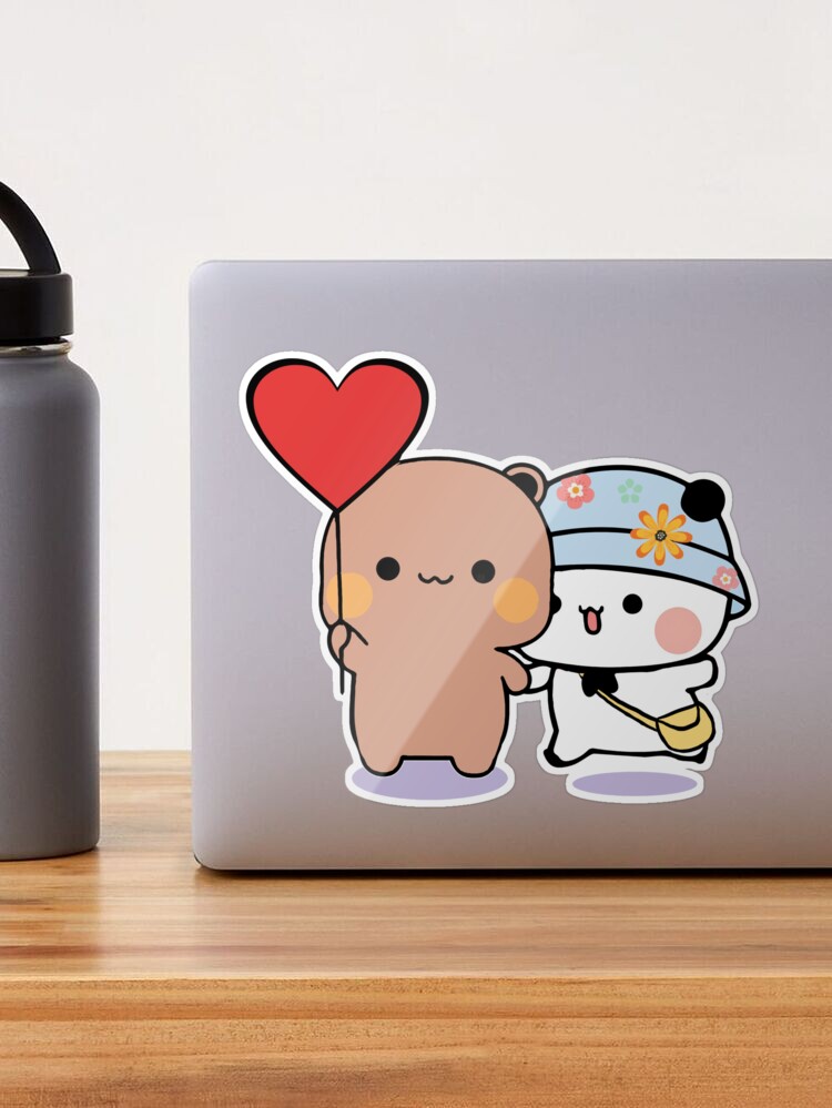 Bubu and Dudu love Sticker for Sale by Thundersome  Cute stickers, Cute  bear drawings, Cute galaxy wallpaper
