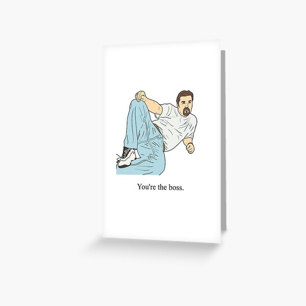 Vista previa del artículo con la obra «David Brent | Tú eres el jefe», diseñado y vendido por tommytyrer.