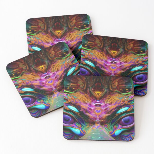 Item preview, Psychedelic Face #30 - Part of Our Psychedelic Faces Collection designed and sold by Psychedelic Psychos.