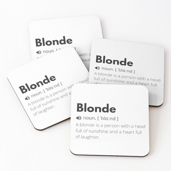 Item preview, Funny Blonde Definition Description designed and sold by Funny  Definition.