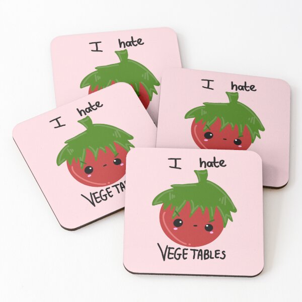 Item preview, I hate vegetables tomato designed and sold by KonichiwaCutie.