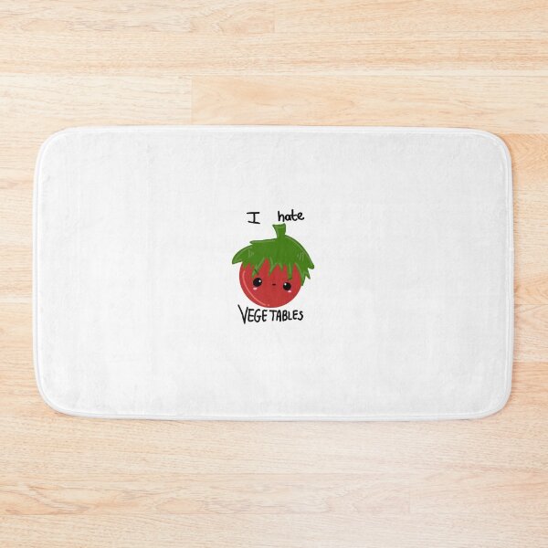Item preview, I hate vegetables tomato designed and sold by KonichiwaCutie.
