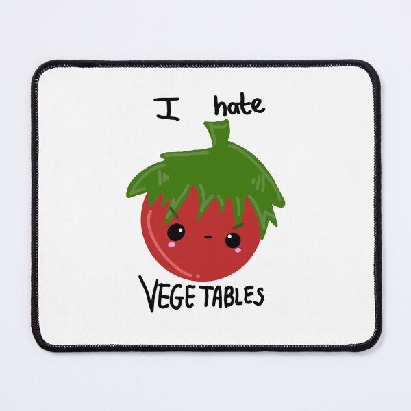 Item preview, I hate vegetables tomato designed and sold by KonichiwaCutie.