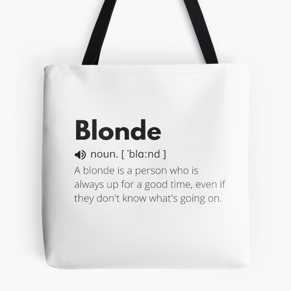 Item preview, Funny Blonde Definition Description designed and sold by Funny  Definition.