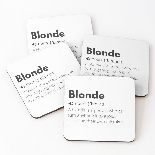 Item preview, Funny Blonde Definition Description designed and sold by Funny  Definition.