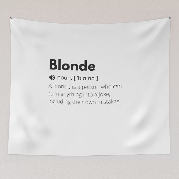 Item preview, Funny Blonde Definition Description designed and sold by Funny  Definition.
