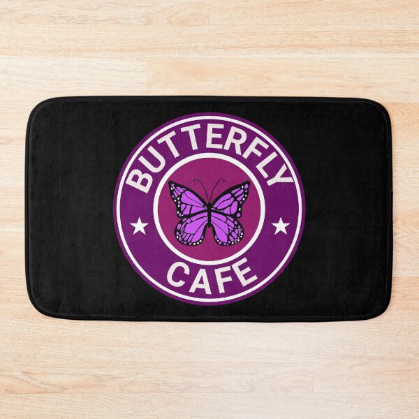 Item preview, Butterfly Cafe Coffee Shop & Bakery Purple Variant designed and sold by DreamSwiftly.