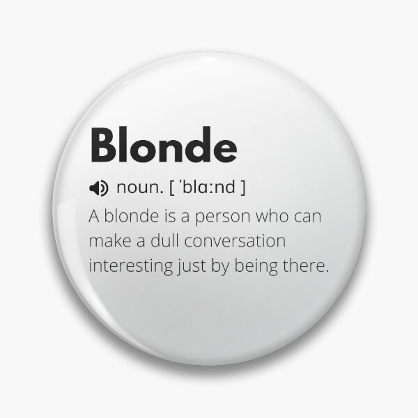 Artikelvorschau, Lustige blonde Definitionsbeschreibung entworfen und verkauft von Funny Definition.
