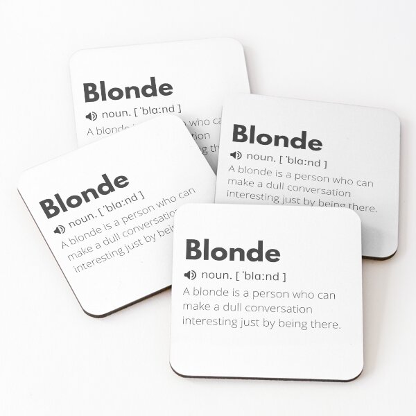 Item preview, Funny Blonde Definition Description designed and sold by Funny  Definition.