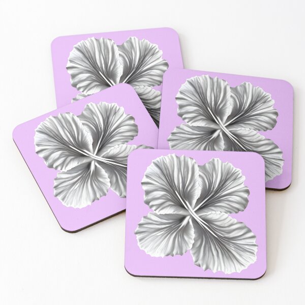 Item preview, White hibiscus flower designed and sold by gramizzia.