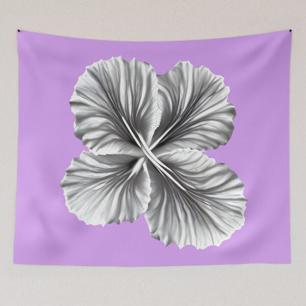 Item preview, White hibiscus flower designed and sold by gramizzia.