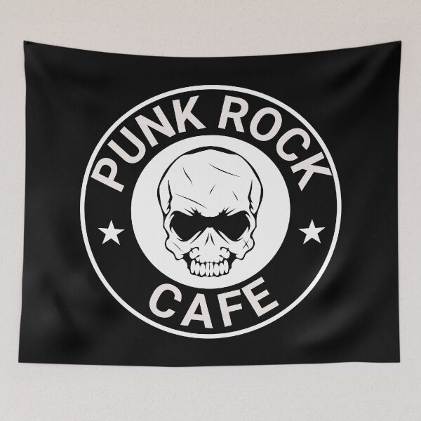 Item preview, Punk Rock Cafe Coffee Shop & Bakery designed and sold by DreamSwiftly.
