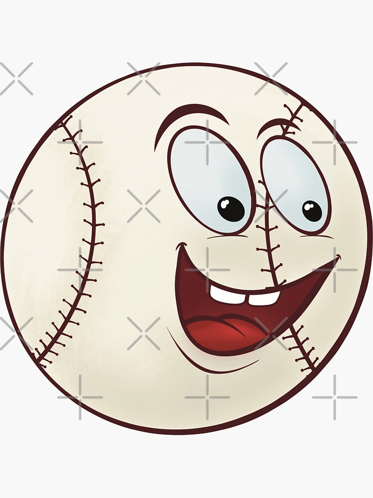 "Baseball Sticker" Sticker for Sale by Redbubble