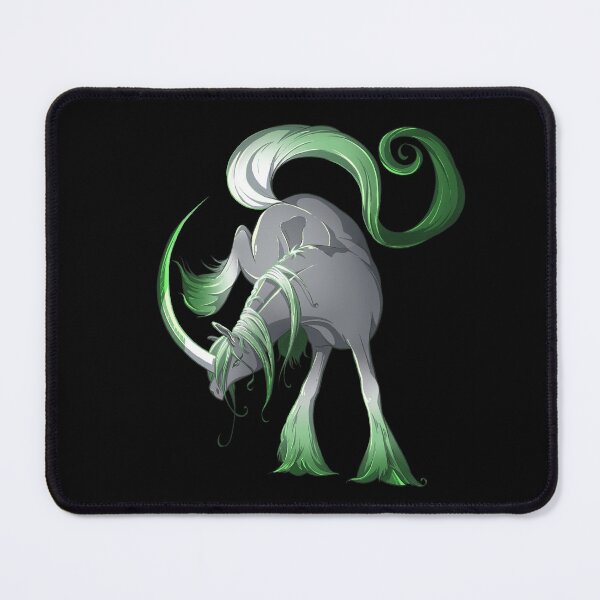 Item preview, Aromantic Equine Digital Illustration - subtle LGBT+ horse drawing designed and sold by CrunchyCableStudio.