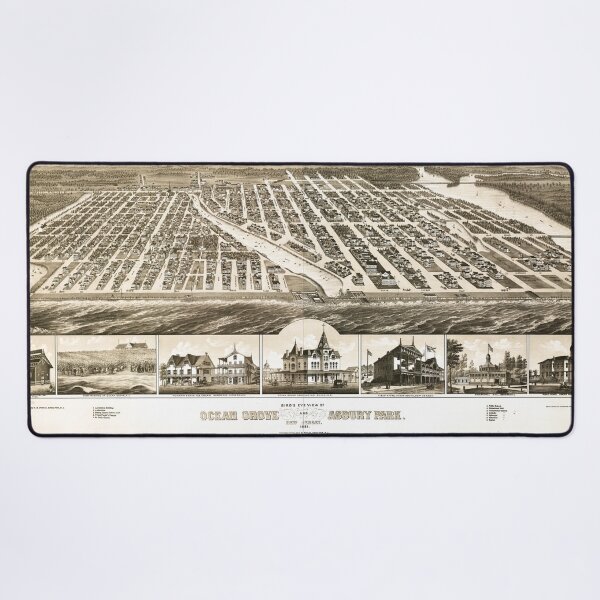 Item preview, Ocean Grove & Asbury Park, New Jersey (1881) designed and sold by allhistory.