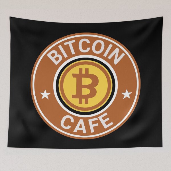 Item preview, Bitcoin Crypto Cryptocurrency Cafe Coffee Shop & Bakery designed and sold by DreamSwiftly.