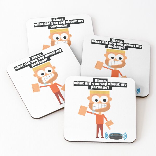 Item preview, Alexa, what did you say about my package? Alexa Meme Funny Package Delivery Update Joke Online Shopping  designed and sold by doseofwin.