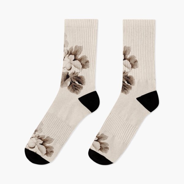 Item preview, Fig fruit vintage botanical illustration print in beige colors. designed and sold by helga-wigandt.
