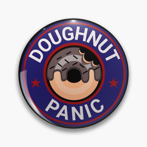 Item preview, Doughnut Panic Cafe Coffee Shop & Bakery designed and sold by DreamSwiftly.