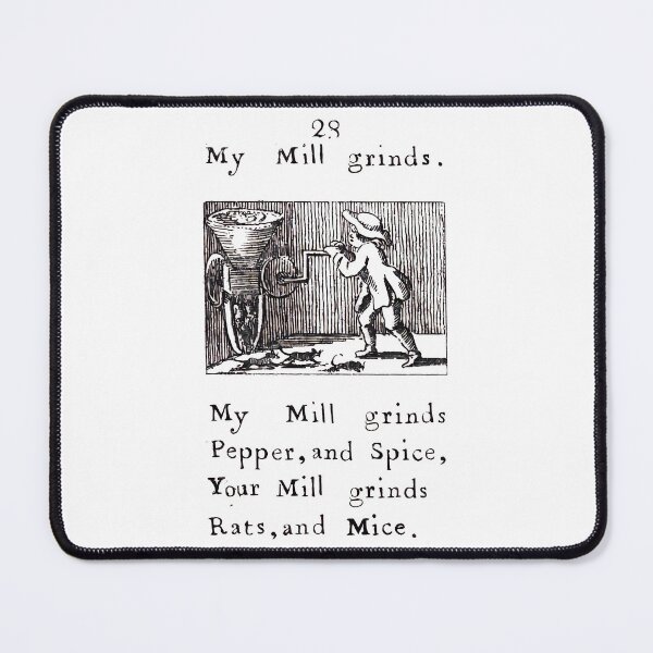 Item preview, My Mill Grinds Pepper and Spice Your Mill Rats and Mice Funny Meme designed and sold by fomodesigns.