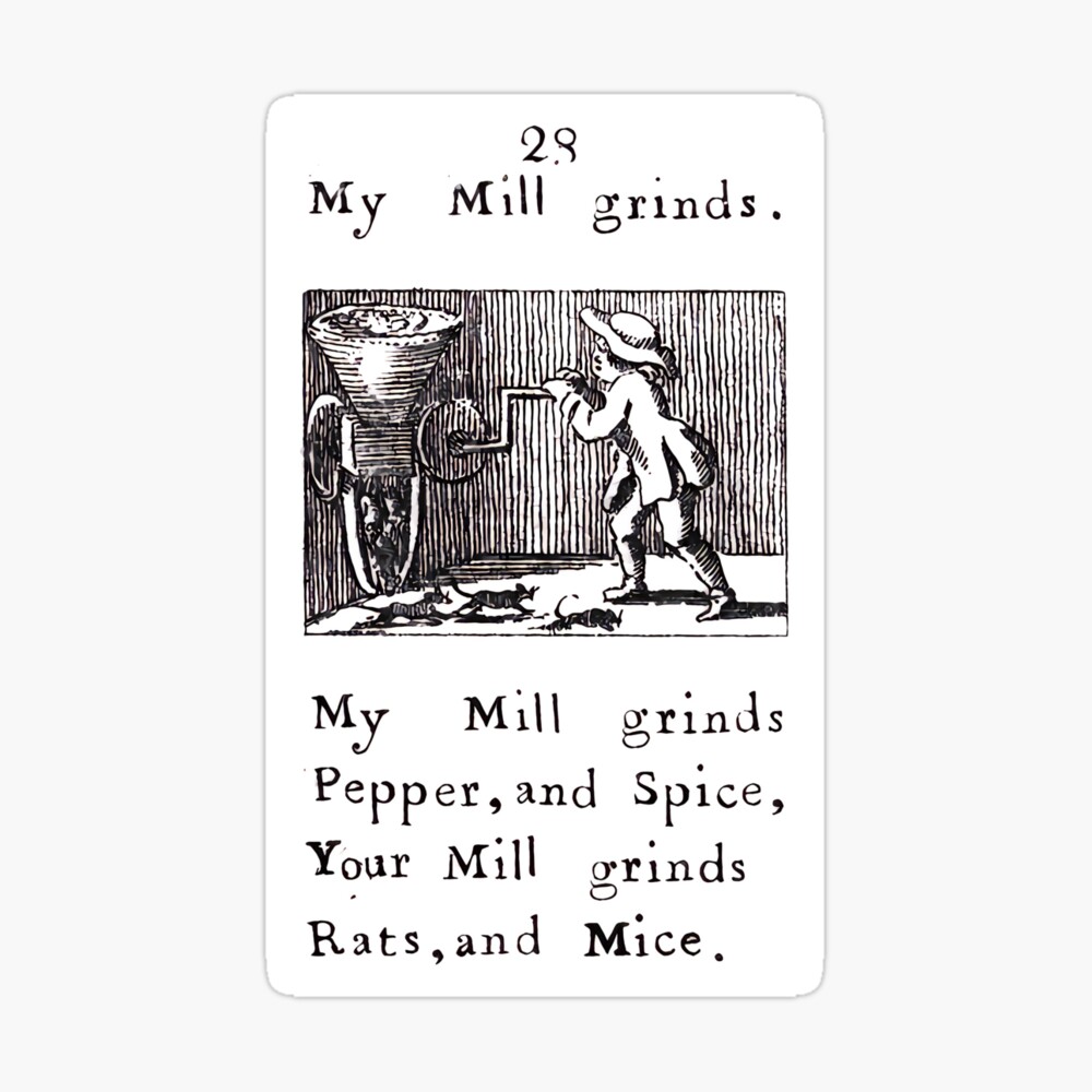 My Mill Grinds Pepper and Spice Your Mill Rats and Mice Funny Meme Magnet  for Sale by fomodesigns | Redbubble