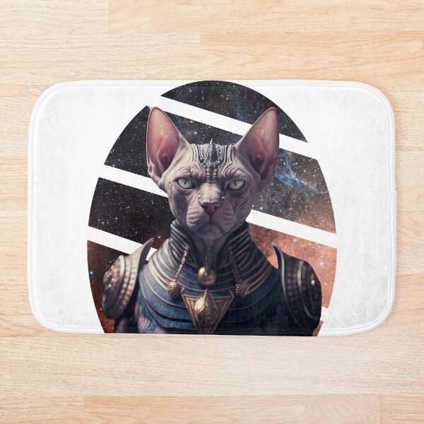 Item preview, Cosmic Warrior Sphynx Cat designed and sold by Martodri.