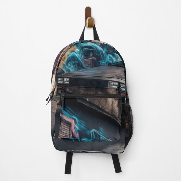 Item preview, Delorean Parked in urban graffiti area designed and sold by WilbDigital.