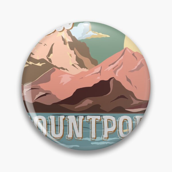 Item preview, Dropout Mountport Travel Poster designed and sold by Delaney Sears.