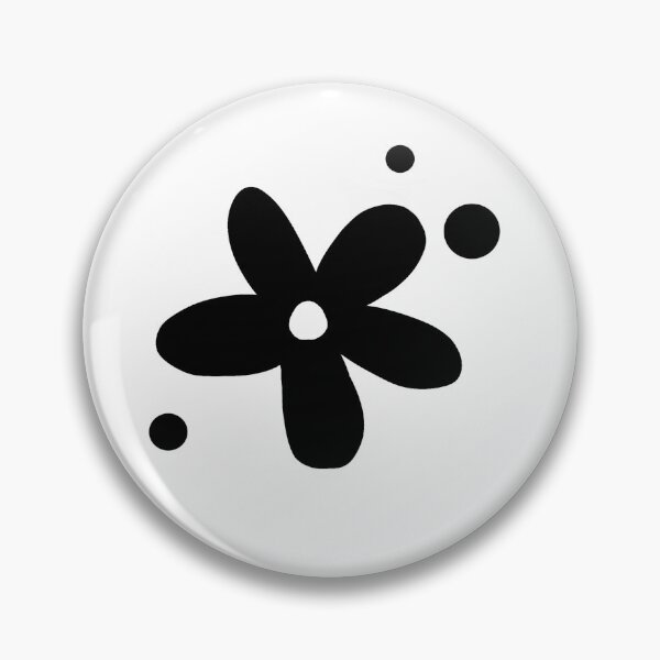 Item preview, Black Flower Pattern designed and sold by Claudia McBain.