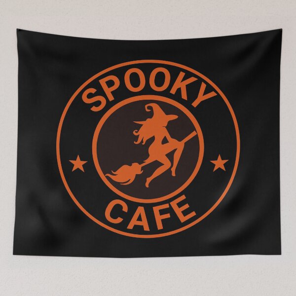 Item preview, Spooky Sexy Witch Cafe Coffee Shop & Bakery Halloween Orange Variant  designed and sold by DreamSwiftly.
